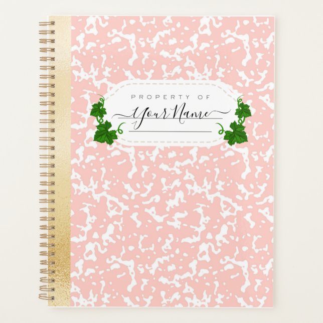 Pink Composition Planner (Front)
