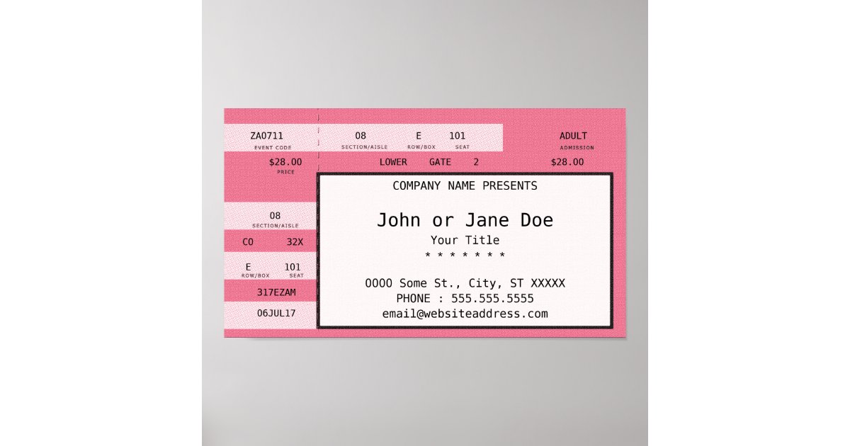 pink-concert-ticket-poster-zazzle