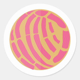 Cinnamon Roll Bun pastry gooey sugar swirl Danish Square Sticker