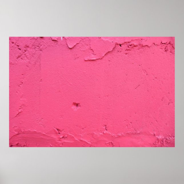 PINK CONCRETE WALL DURING DAYTIME POSTER (Front)