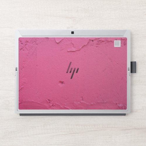 Pink Concrete wall HP Elite x2 1013 G3 HP Laptop Skin