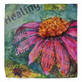 Pink coneflower Have No Fear Bandana