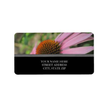 Pink Coneflowers Address Labels by lifethroughalens at Zazzle