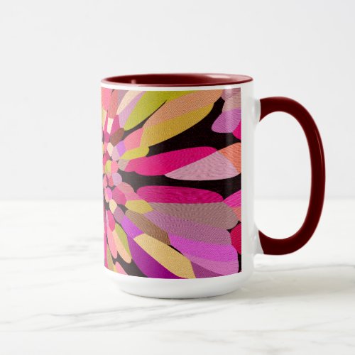 Pink Confetti Flower Mug