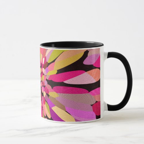 Pink Confetti Flower Mug