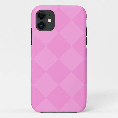 Pink Connecting Diamonds iPhone 11 Case