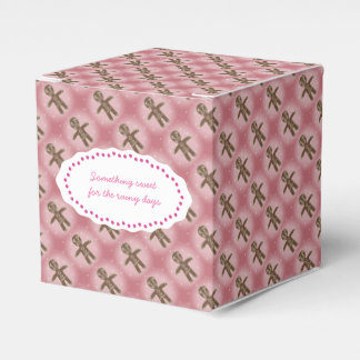 Pink cookie box customize text