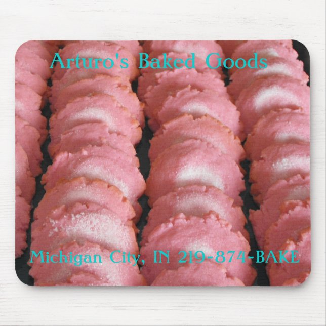 Pink Cookie Mousepad (Front)