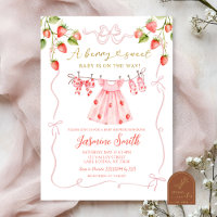 Pink Coquette Baby Clothes Berry Sweet Baby Shower