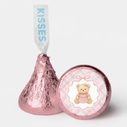 Pink Coquette Bow Bear Tartan Plaid Party Favors