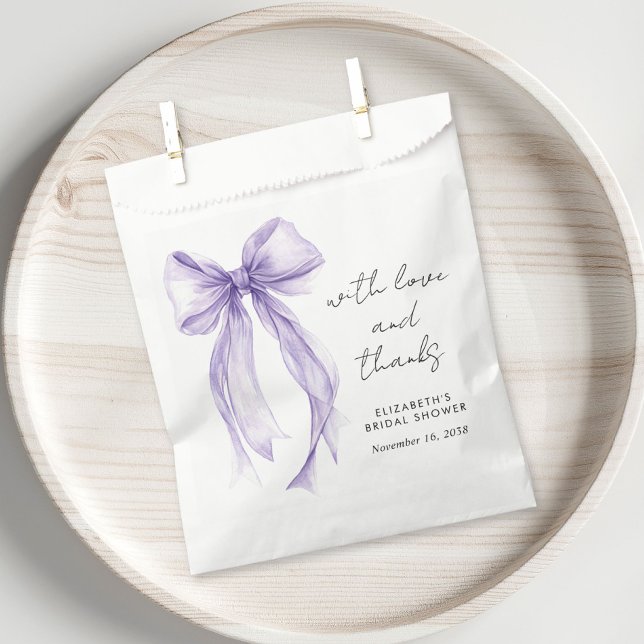 Pink Coquette Bow Bridal Shower Thank You Favor Bag (Pink Coquette Bow Bridal Shower Thank You Favor Bag)