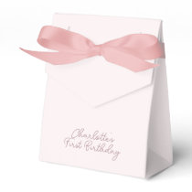 Pink Coquette Bow Custom Favor Boxes