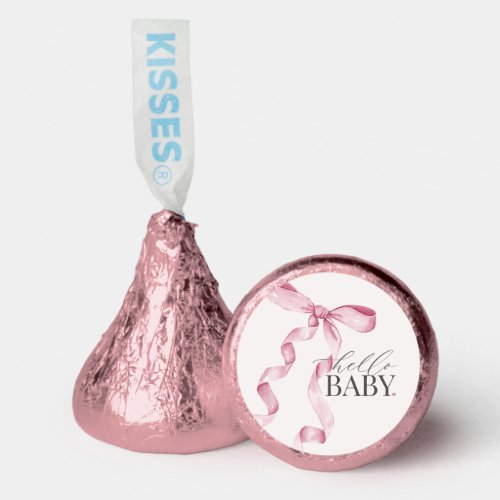 Pink Coquette Bow Girl Baby Shower Dessert Favors