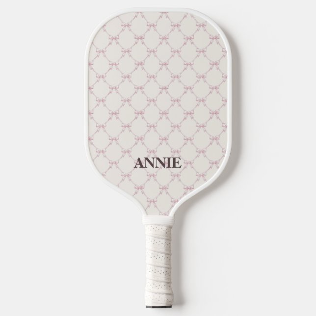 Pink Coquette Cottagecore Pickleball Paddle (Front)