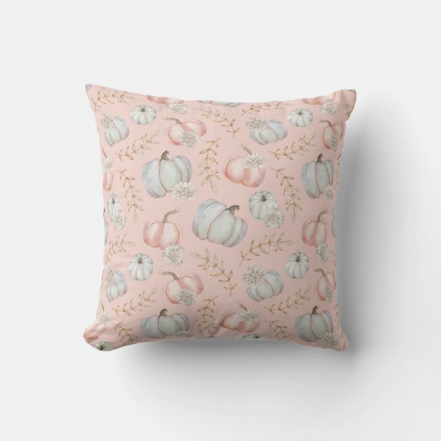 Pink Coquette Fall Pillow (Front)