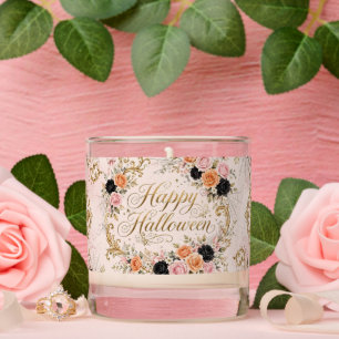 Pink Coquette Happy Halloween Jar Candle