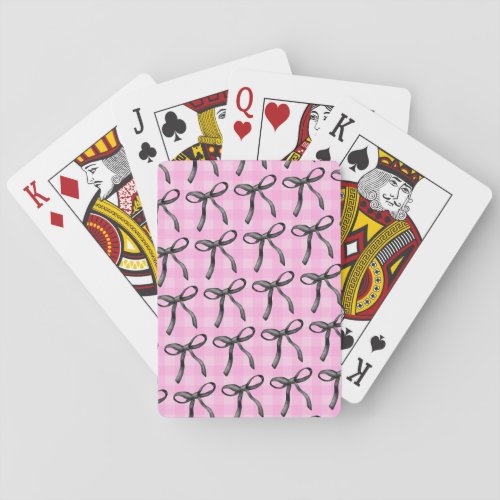 Pink Coquette Poker Cards