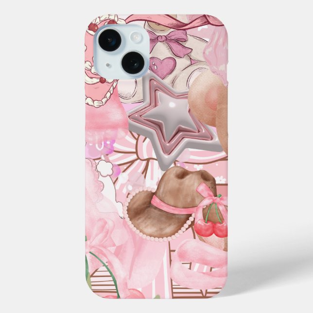 Pink Coquette Stickers  Case-Mate iPhone Case (Back)