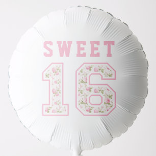 Pink Coquette Sweet 16 University Balloon
