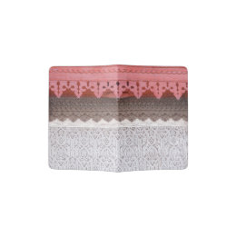 Pink Coral House Passport Holder