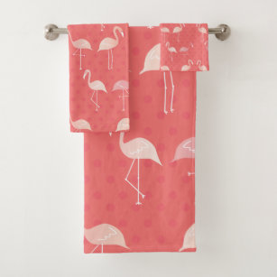 Flowers Palm Leaves Flamingo On White Microfiber Bath Towels Bathroom Body  Shower Towel 40x70 Cm