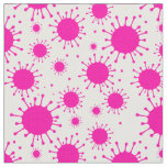 pink coronavirus fabric