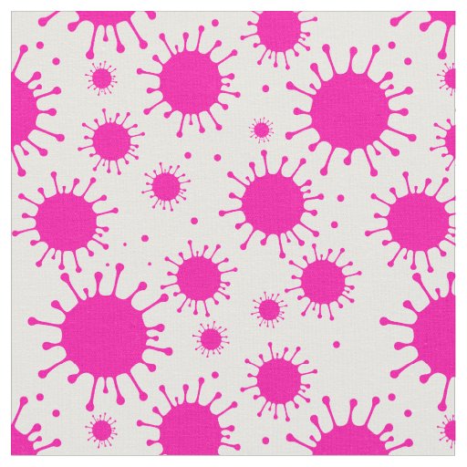 pink coronavirus fabric