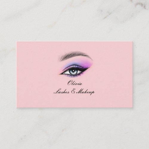 PINK COSMETOLOGIST BUSINESS CARD