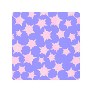 Pink Cosmic Burst Metal Print