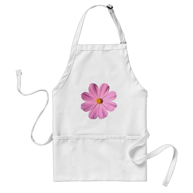 Pink Cosmos Adult Apron (Front)