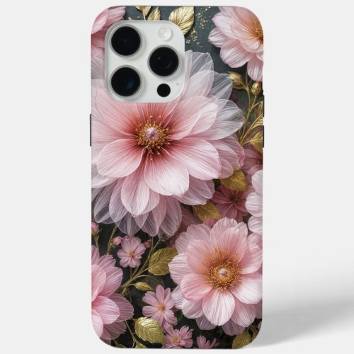 Pink Cosmos Collection iPhone 15 Pro Max Case