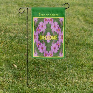 Pink Cosmos Daisy Flowers Nature Personalized