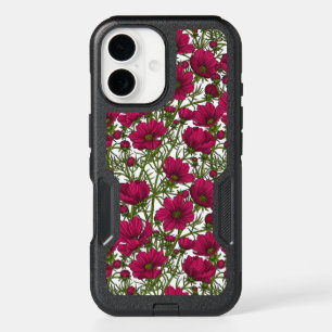 Pink Cosmos flowers iPhone 16 Case