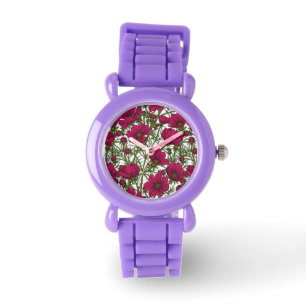 Pink Cosmos flowers Watch