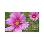Pink Cosmos Flowers Wildflower Business Card