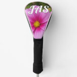 Pink Cosmos Flowers Wildflower Golf Head Cover