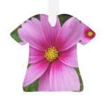 Pink Cosmos Flowers Wildflower Ornament