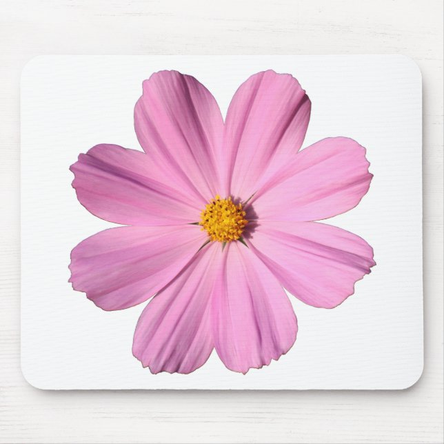 Pink Cosmos Mouse Pad (Front)