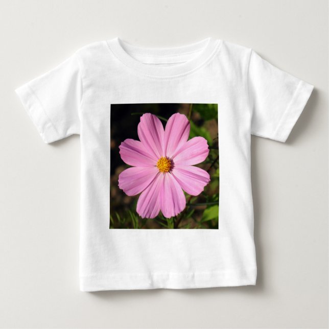 Pink Cosmos (Square Photo) Baby T-Shirt (Front)