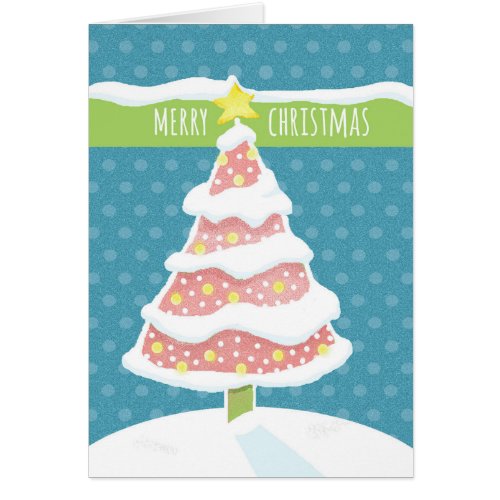 Pink Cotton Candy Holiday Tree Merry Christmas