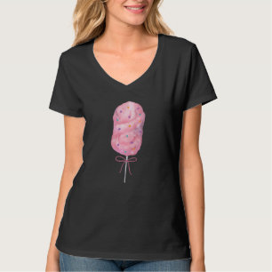 Pink Cotton Candy State Fair Food T-Shirt