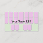 Pink Court Reporting Machine Keys Business Card