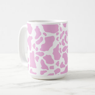 Pink Cow Print Coffee Mug