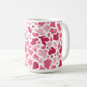Pink Cow Print Mug