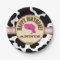 Pink Cowgirl Birthday, Customizable Plates