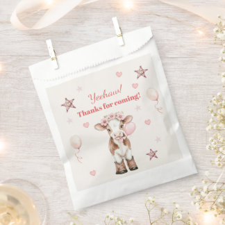 Pink Cowgirl Birthday | Farm Theme 1st Favor Bag