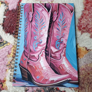 Pink Cowgirl Boots Planner