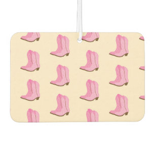 Pink Cowgirl Cowboy Boots Country Texas Ranch Air Freshener