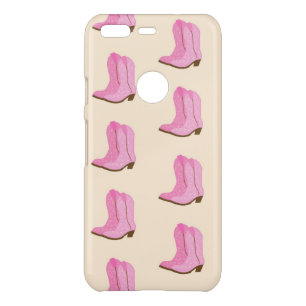 Pink Cowgirl Cowboy Boots Country Texas Ranch Uncommon Google Pixel Case
