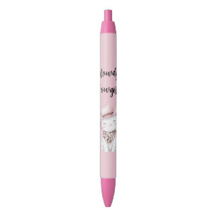 Pink Cowgirl Hat Cat Pen